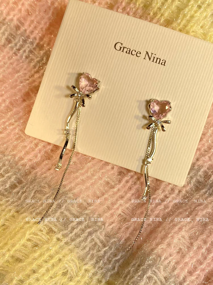Серьги S925 серебро, игла, легкая роскошь цветочный дизайн, модный корейский стиль, множество цветов