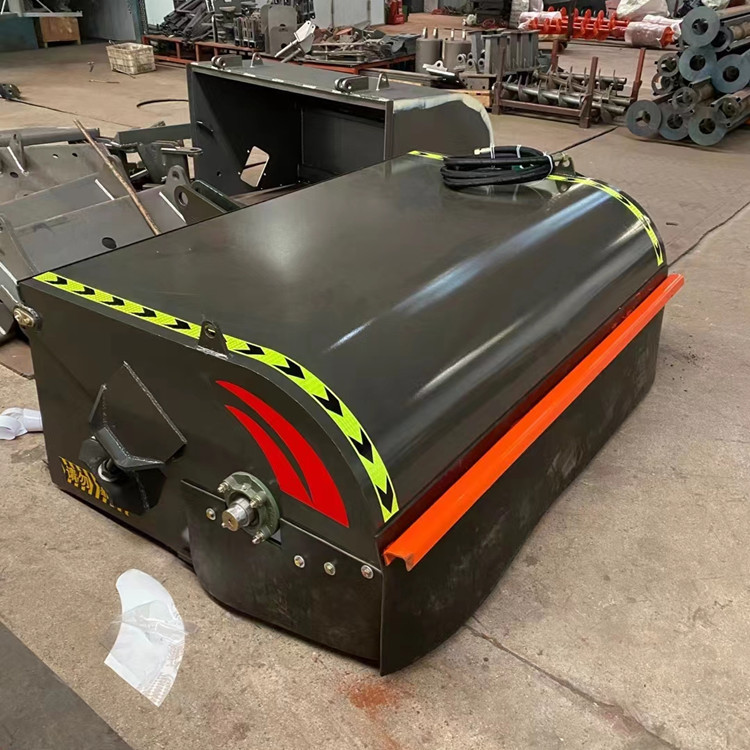 煤矿路面扫煤渣 30 50铲车装载机斜角清扫器厂区叉车安装扫地机