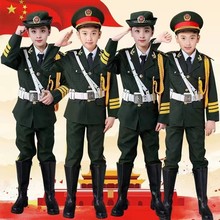 中小学生仪仗队服装升旗手服装高中生国旗班演出服