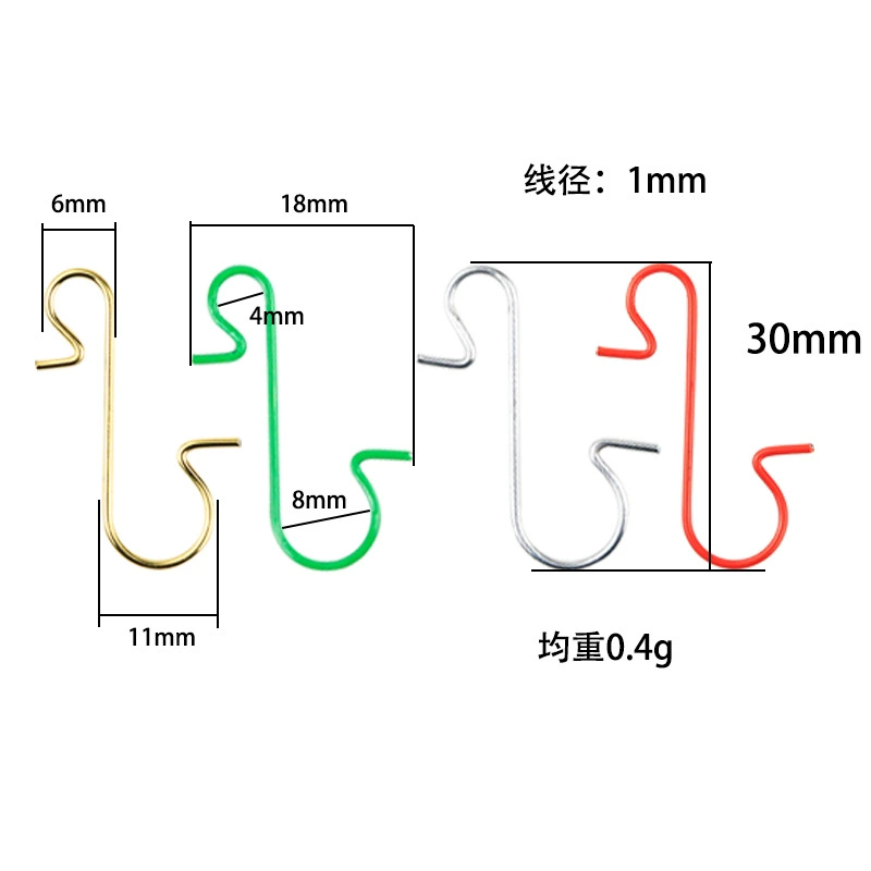 30 мм украшение для елки S-образный крючок Рождественские чулки Рождественский шар S крючок Рождественский крючок трансграничный в наличии