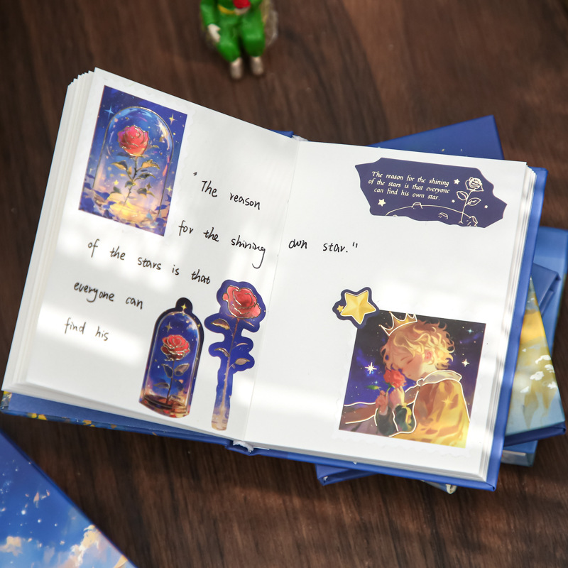 Papel Sr. A7 serie de viajes al universo personajes originales ilustraciones cuaderno de notas de estudiantes cuaderno de notas