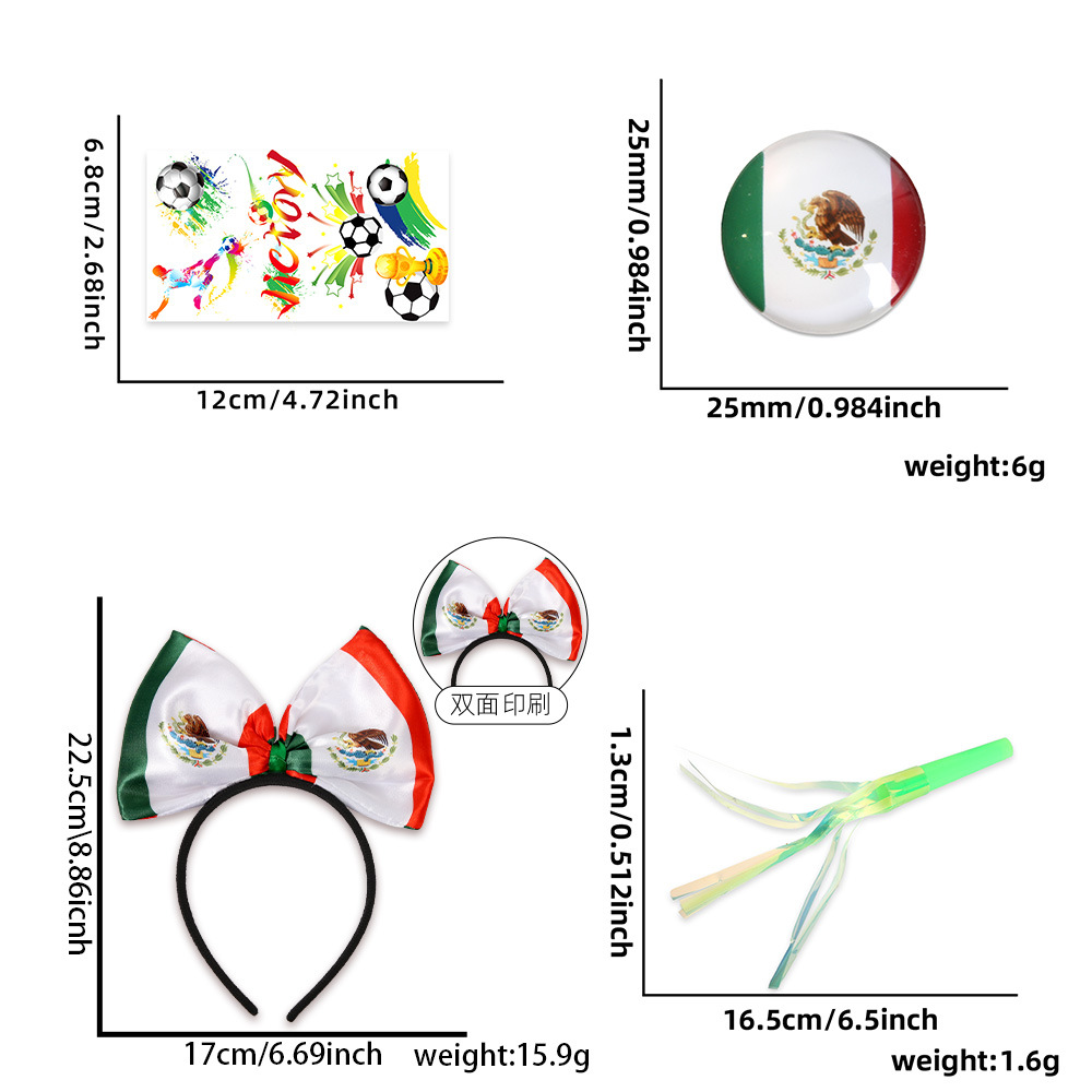 Estados Unidos, Canadá, México, Copa del Mundo, fanáticos de fútbol de todos los países, banderas, banderas, insignias, porristas, refuerzos, props de animación.