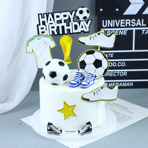World Cup series cake inserts, football cake inserts, basketball cake decorations, flag decorations