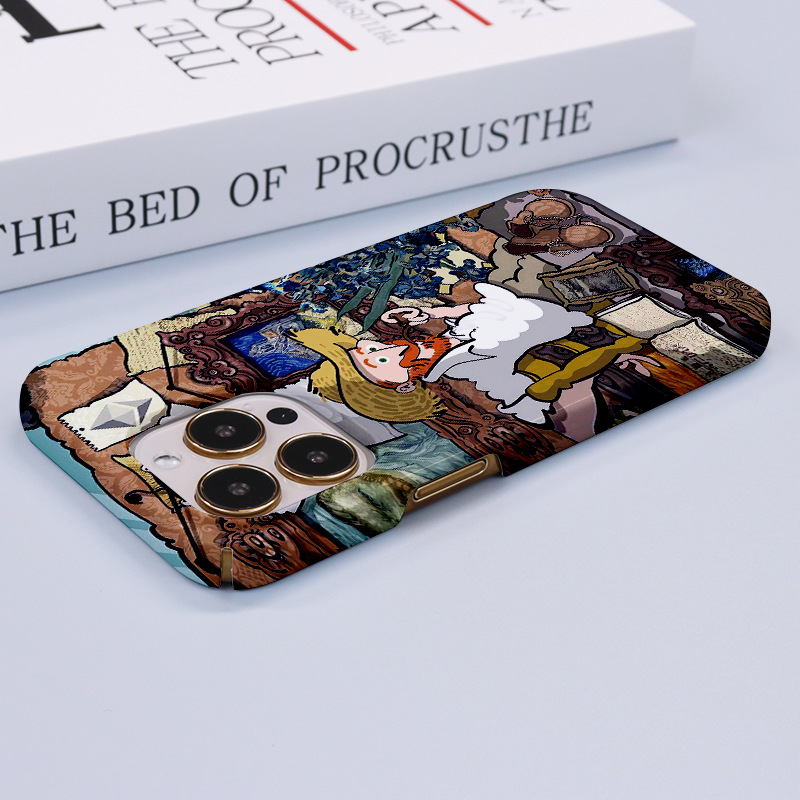 Premium Handyhülle Für Iphone Mit Ölgemälde Kunst Design_voghion.com