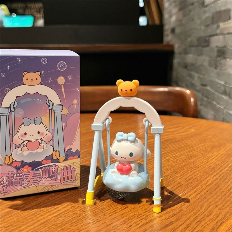 美乐蒂三丽鸥荡秋千系列盲盒潮玩公仔治愈解压桌面小摆件玩偶礼物|undefined
