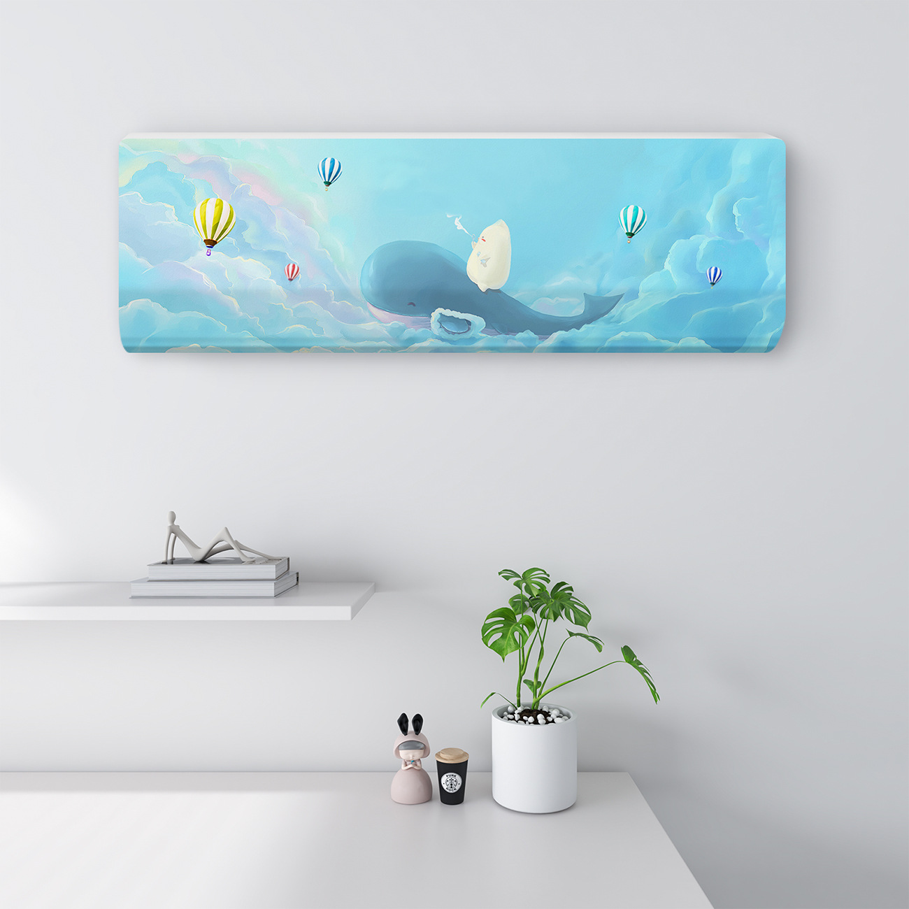 Aire acondicionado cubierta a prueba de polvo 2024 nueva cubierta de aire acondicionado colgante tipo colgante general Glimie todo incluido Haier cubierta de aire acondicionado