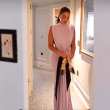 2025春夏新款热卖爆款跨境露背蝴蝶结包臀鱼尾连衣裙LX0162