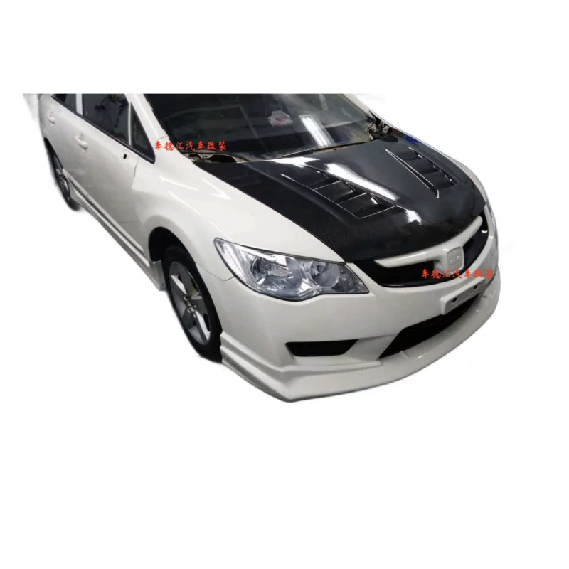 Подходит для крыла карбонового покрытия Siming Honda Civic FD2 окантовка карбонового волкоровая крышка головки