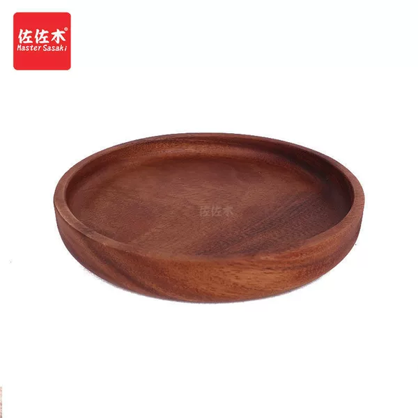 The whole piece of walnut, straight side disc, 17*3cm