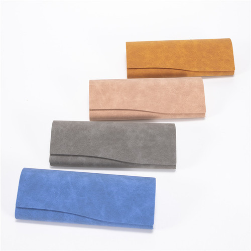 Wholesale handmade box for optical glasses, handmade eye box, fashionable student myopia glasses box with shop name and logo printed on it