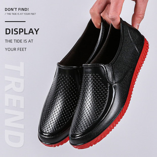 2025 New Rain Shoes Men's Low-top Summer Kitchen Waterproof Shoes Working Rubber Shoes Spring and Autumn Rain Boots Fashion Men