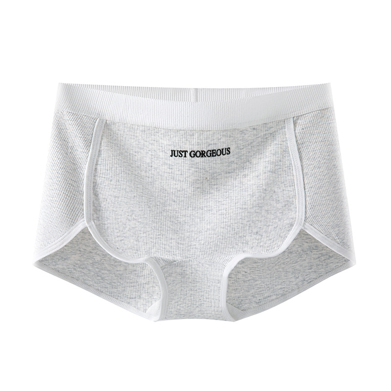Una categoría de ropa interior de gran tamaño de algodón puro para mujer grasa mm entrepierna de algodón 10A entrepierna antibacteriana 2025 nuevo estilo deportivo pequeño bóxer