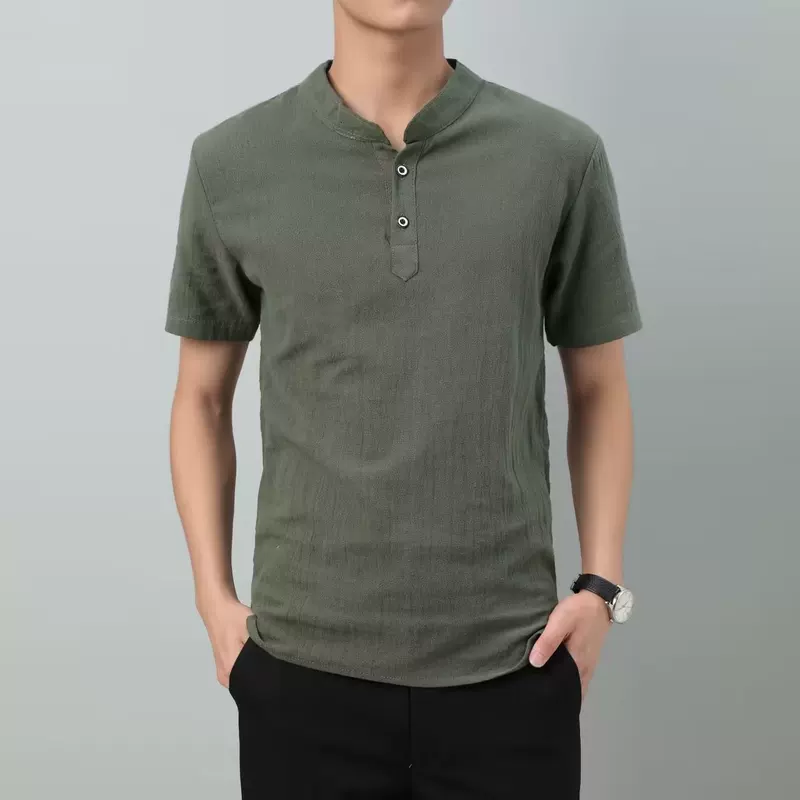 Summer thin retro shirt, T-shirt, plus size