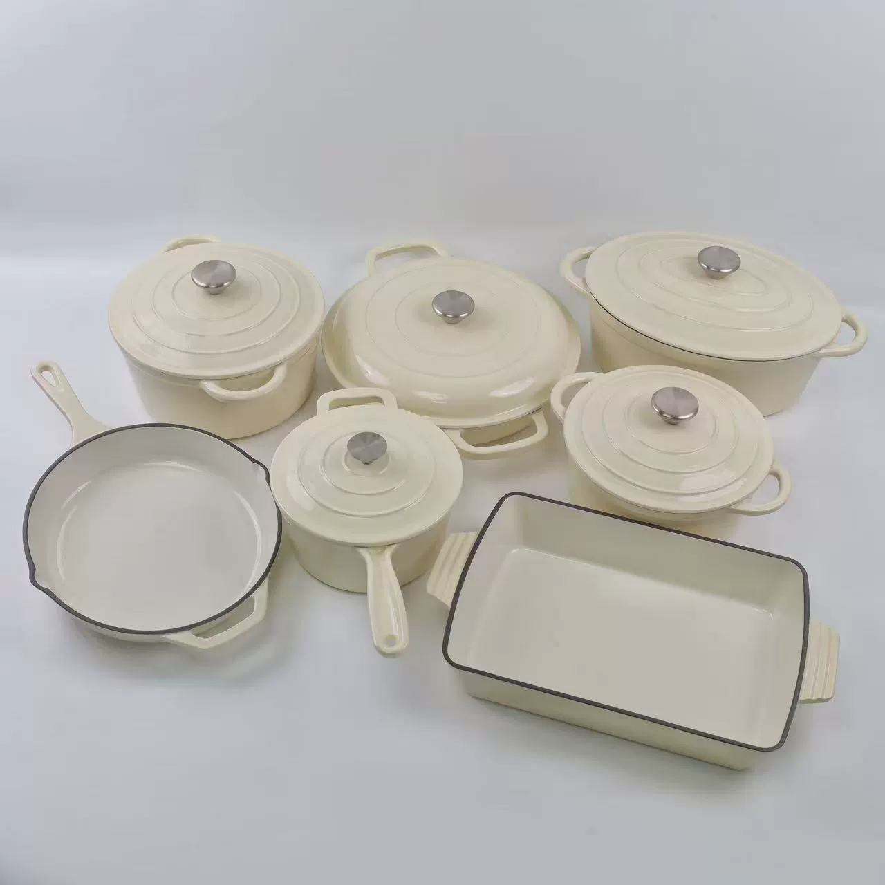 Enamel, set, 5 pieces