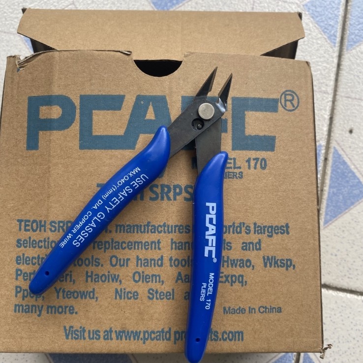 厂家直销170剪钳高碳钢高达模型水口钳电子钳工业级钳5寸 斜口钳