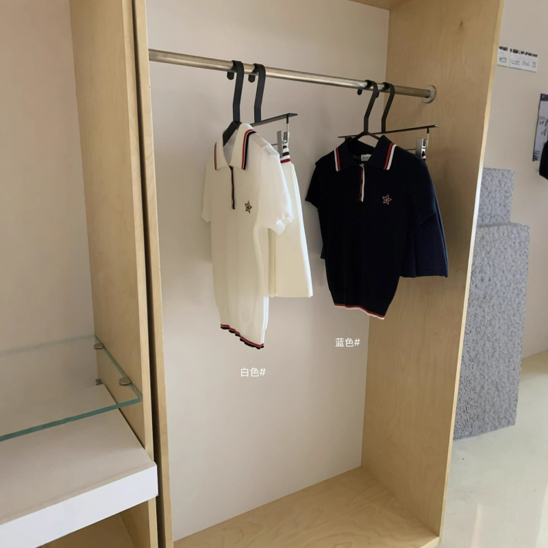 WGWE6435#网球系列华夫格t恤女夏季polo领上衣撞色短裙两件套|undefined