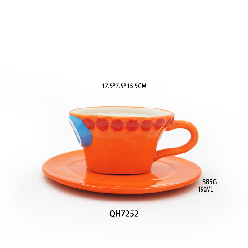 Taza de café de sombrero de paja de dibujos animados-Ace