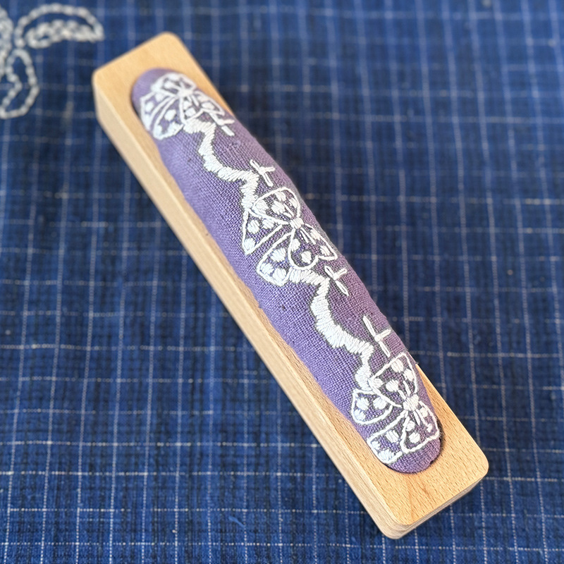 Lu bordado creativo aguja larga simple novato bordado flores y hierba sala de estar adornos hechos a mano bolsas de materiales de bordado diy