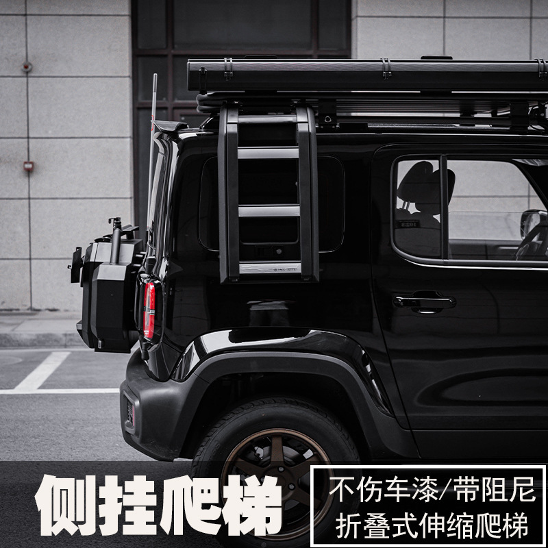Wuling Baojun Yueye, Wuling Roof rack - baojun-yueye-defender-style-ladder