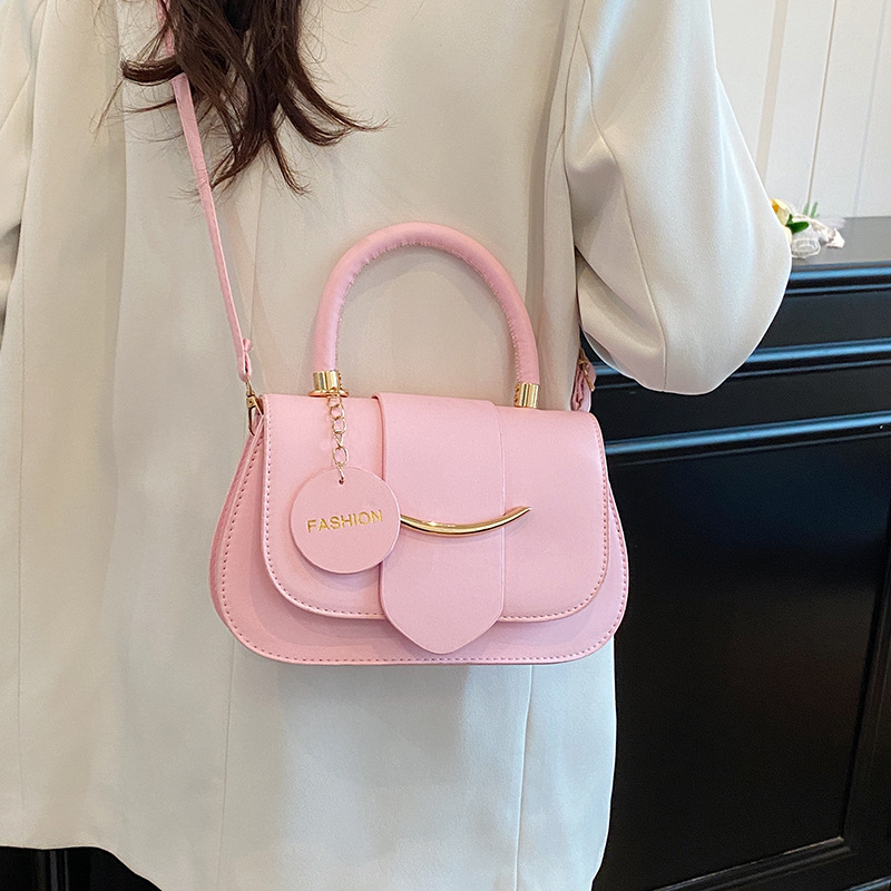 Damenhandtasche Sommer 2025, neues Modell, einfarbig, trendige Tasche mit Smiley-Gesicht, vielseitig, schlicht und elegant, einzeln erhältlich_voghion.com