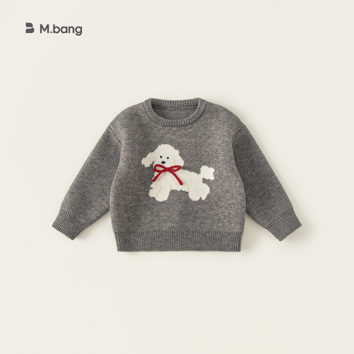 Yubao ropa infantil de niña de dibujos animados suéter cachorro de cachorro de otoño y invierno ropa de niños camisa de manga larga bebé camisa de jersey universal