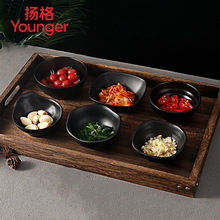 仿瓷密胺日式酱油碟调味碟商用创意寿司小碟子蘸料碟碗碟餐具批发