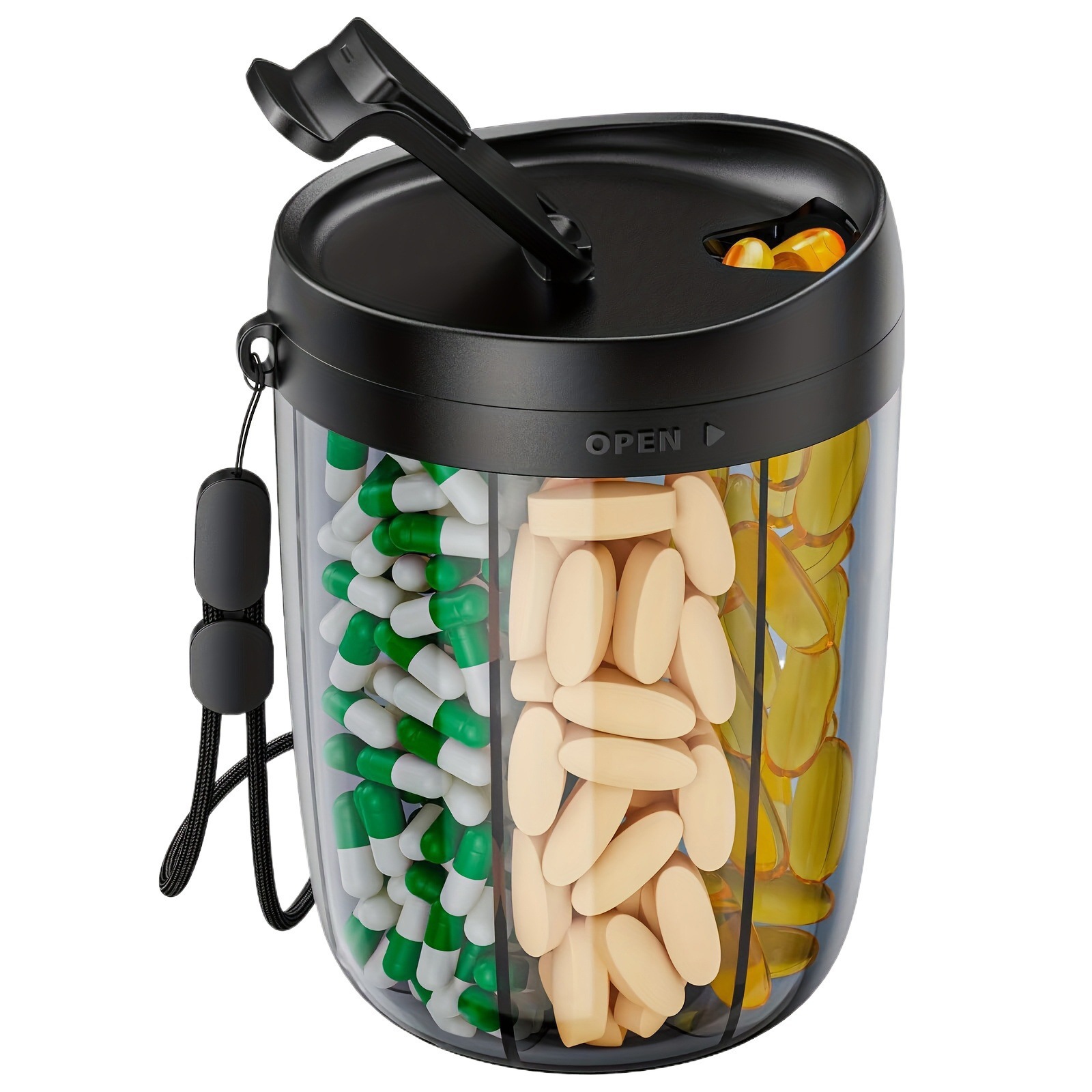Food-Grade Portable Pill Organiser