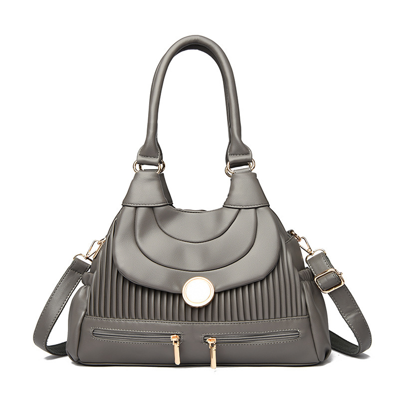 外贸女包2025新款时尚百搭通勤女包手提单肩包中年妈妈包handbags|undefined
