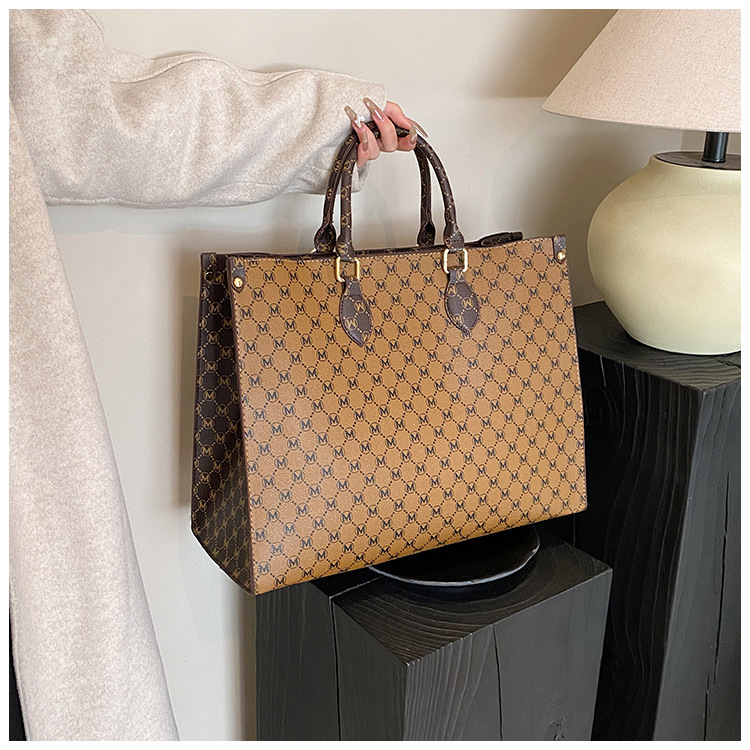 Bolso de hombro para mujer bolso retro de gran capacidad tendencia_voghion.com