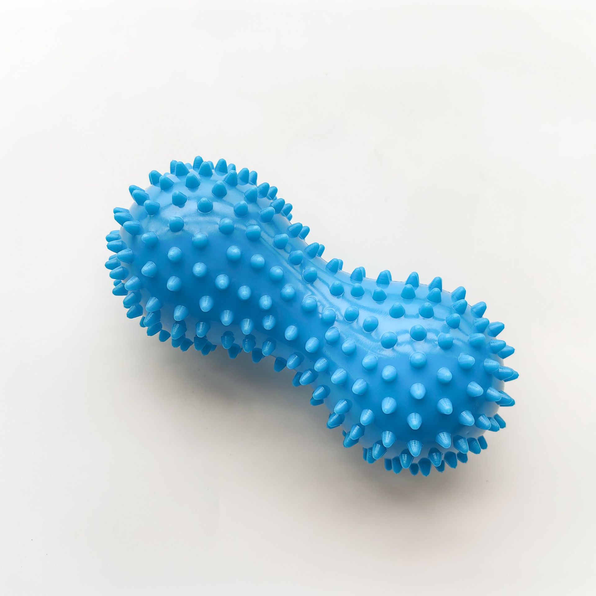 Blue peanut spiked ball