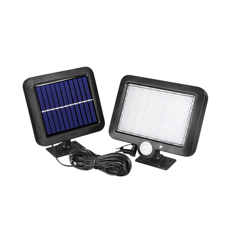 Lámpara de pared solar al aire libre patio Cuerpo Humano lámpara de inducción hogar dividir garaje iluminación LED lámpara de calle al por mayor