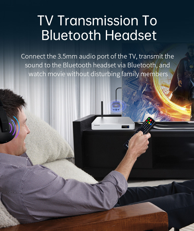 BR17 Bluetooth receiver transmitter with subwoofer one-to-two integrated storage cable audio two-in-one adapter