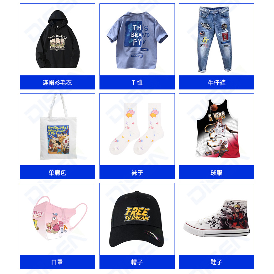 DTF digital Ke A3 tinta blanca impresora de estampado en caliente Impresión de ropa pequeña Impresión de transferencia térmica máquina de impresión de patrones de ropa