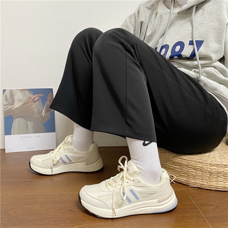 2026 Spring Versatile Cream-Colored Running Shoes for Women, Super Popular on Instagram, Hong Kong Style Sports Casual Shoes, New Trendy Dad Shoes 2026 Spring Versatile Cream-Colored Running Shoes for Women, Super Popular on Instagram, Hong Kong Style Sports Casual Shoes, New Trendy Dad Shoes
