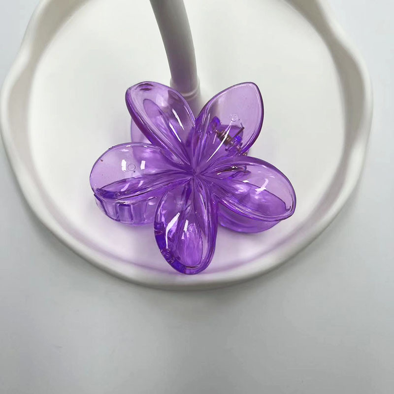 8cm 투명 보라색