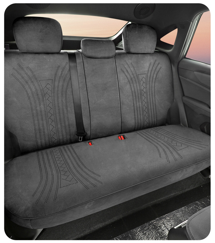 Suitable for Geely Boyue Rev, All-Inclusive Car Seat Covers, Universal for All Seasons, Suede Leather Seat Covers