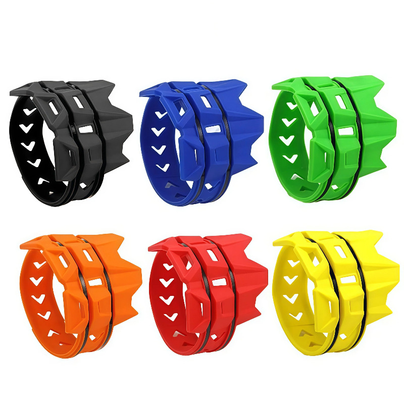 Off-Road Motorcycle Modification Parts, Exhaust Pipe Anti-Scalding Rubber Ring, Heat Insulation Rubber, Anti-Scratch Protective Cover