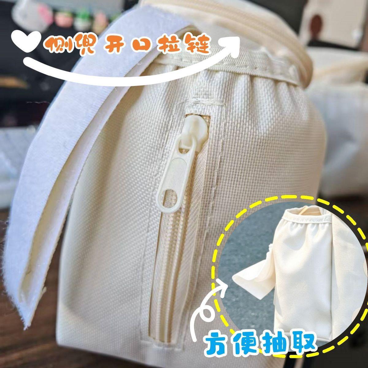 Summer electric vehicle large-capacity hanging bag, front-mounted waterproof phone storage bag for electric scooters, raincoat storage bag, sun protection storage