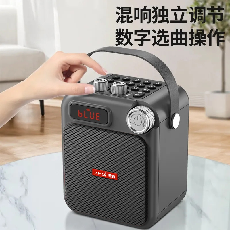 Xia Xin M3 ワイヤレスポータブル Bluetooth スピーカー屋外ポータブルハイパワーカラオケスクエアダンスホームカードサブウーファー|undefined