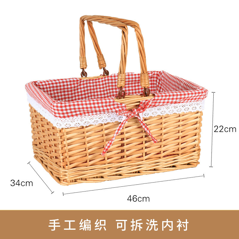 Cuadrado rojo y blanco a cuadros grande