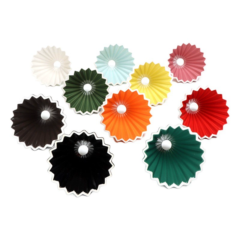 Керамический фильтр-чашка для оригами, дофамин, чашка для фильтра для кофе ручной работы, воронка V60, чашка для капельного торта, смоляный держатель для чашки, трансграничный