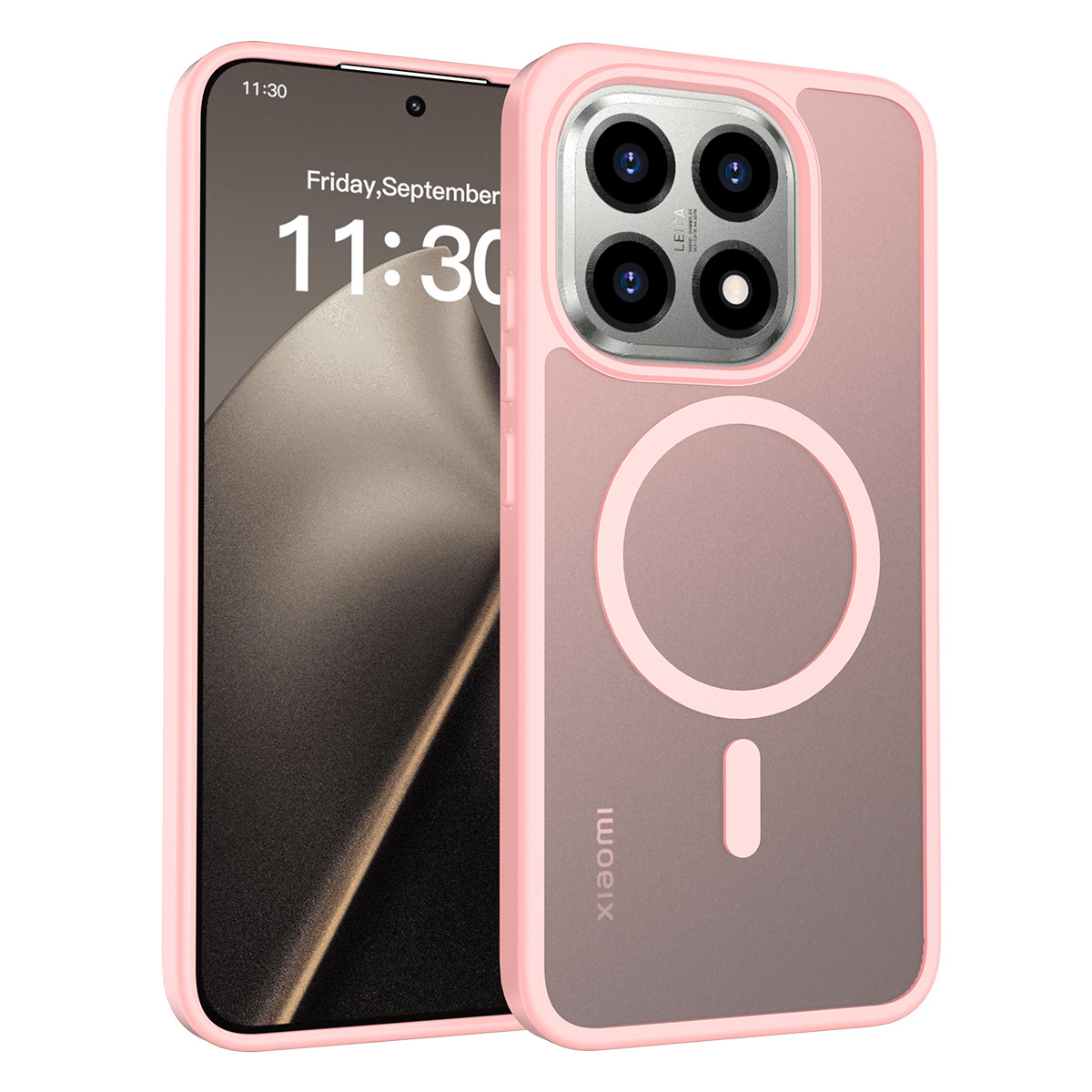 Aplicable en el extranjero Xiaomi 15T succión magnética caso de teléfono celular sensación de piel semipermeable anti-caída 17Pro caso de protección al por mayor