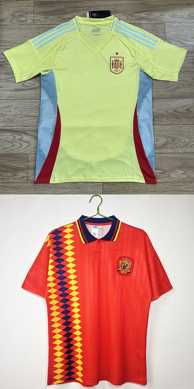 199094969820122024英格兰西班牙国家队欧洲杯冠军足球服复古球衣 阿里巴巴 
