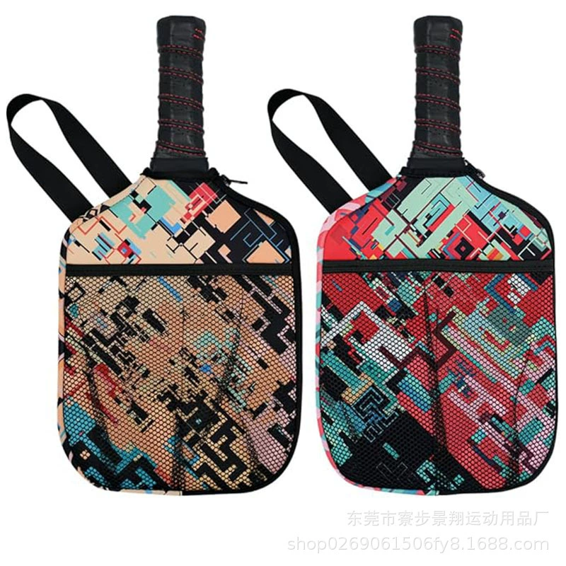 Оптовая дайвинг материал пик ракетки мешок настольного тенниса ракетки набор неопрена молния пляжа мешок тенниса защитный чехол