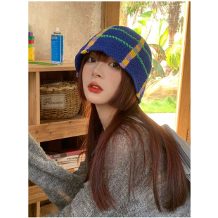 ��ϵ�͹�����ײɫ��y�ֹ�ᘿ�ˮͰñ��Ů�ﶬ��ë����ñ�@ĘС��