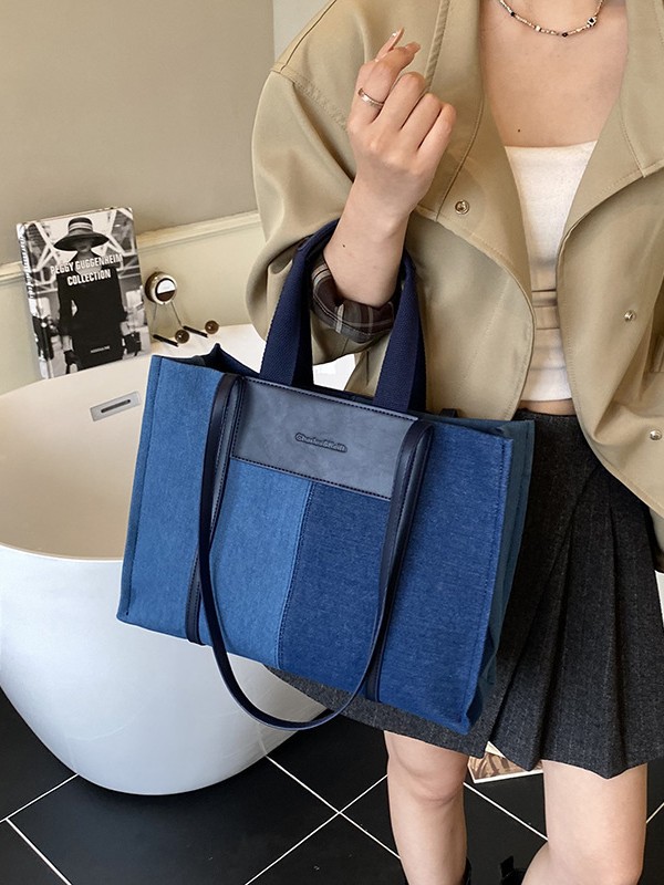 Bolsa de botín de gran capacidad para mujeres 2025 nuevo cross-border de alta calidad color contrastante universal mochila de viaje