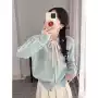新款显瘦秋冬蕾丝针织衫