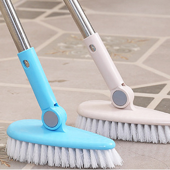 Long-Handled Floor Brush for Home Bathroom Floor Cleaning, Hard Bristle Brush for Cleaning Bathroom Tiles and Bathtubs