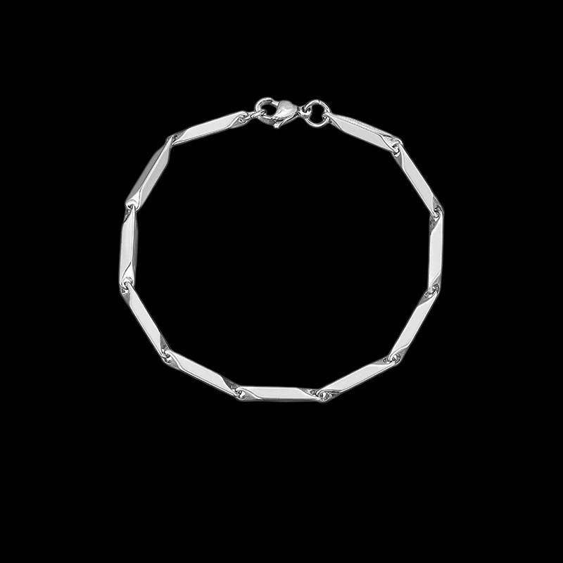 Kubanisches Gliederarmband für Herren • Hochwertiger Edelstahl • Wasserdicht & hypoallergen. Klassischer Streetstyle, robust & komfortabel. Symbol des Selbstbewusstseins._voghion.com