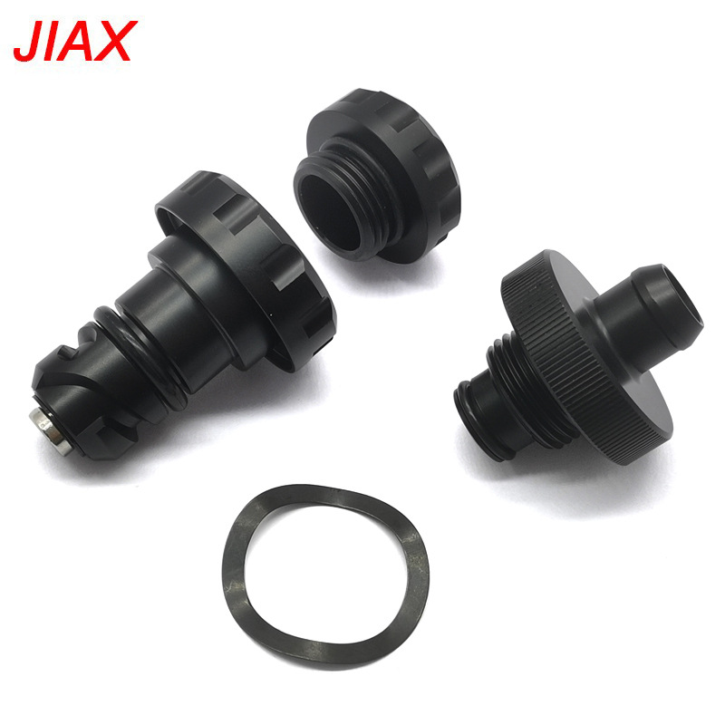 Piezas de automóvil motor aceite de motor junta de tapón de descarga rápida aluminio para 2015 Ford F150 Mustang Raptor